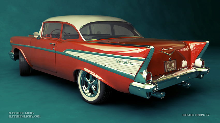 57 Chevy, chevy chevelle 1957 HD wallpaper