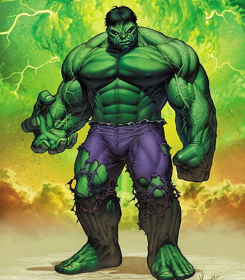 Dale Keown imzalı Immortal Hulk varyantı kapağı, Peter Steigerwald tarafından renkler* HD telefon duvar kağıdı