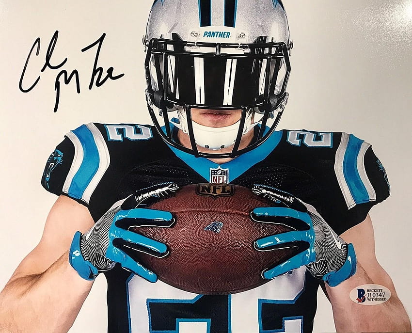 Christian Mccaffrey Carolina Panthers Autographed Signed HD wallpaper