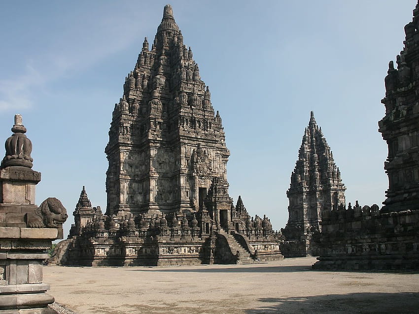Prambanan-Tempel für Android bei Landschaft » Monodomo HD-Hintergrundbild