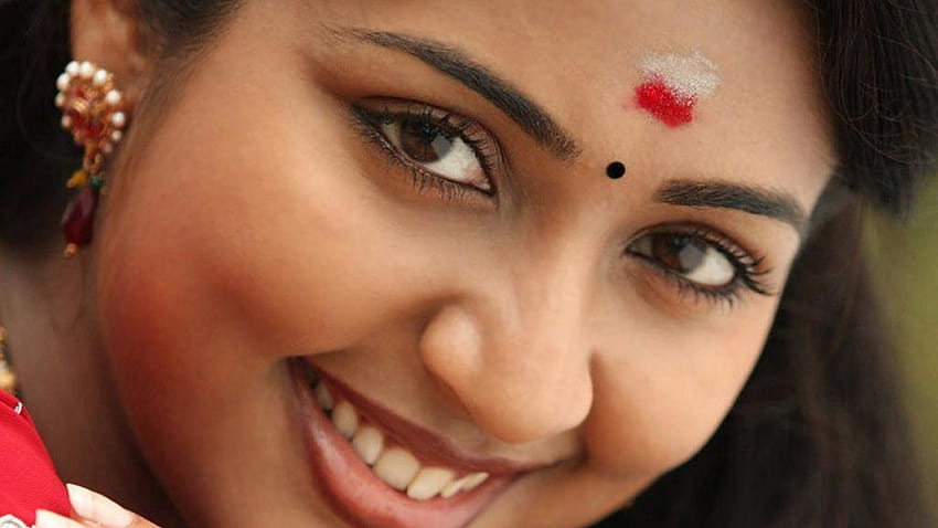 navya nair eys, indian cute women close face HD wallpaper