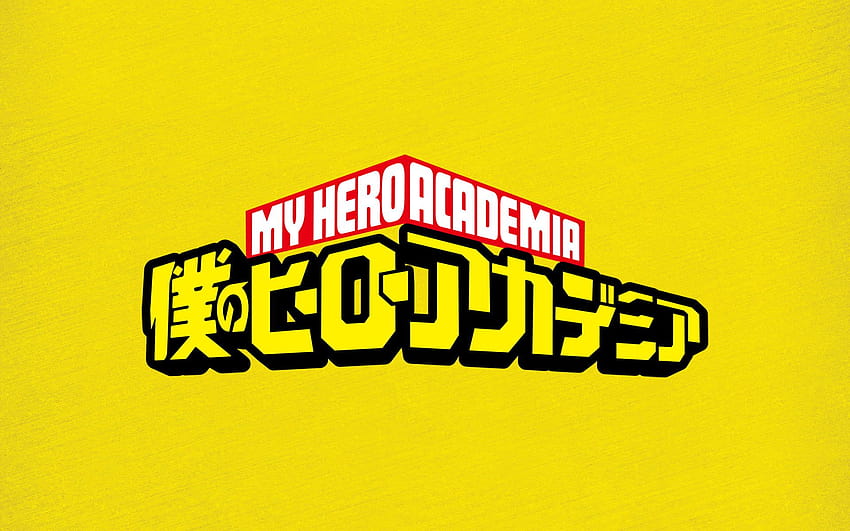 Anime My Hero Academia Boku no Hero Academia, mein Logo der Heldenakademie HD-Hintergrundbild