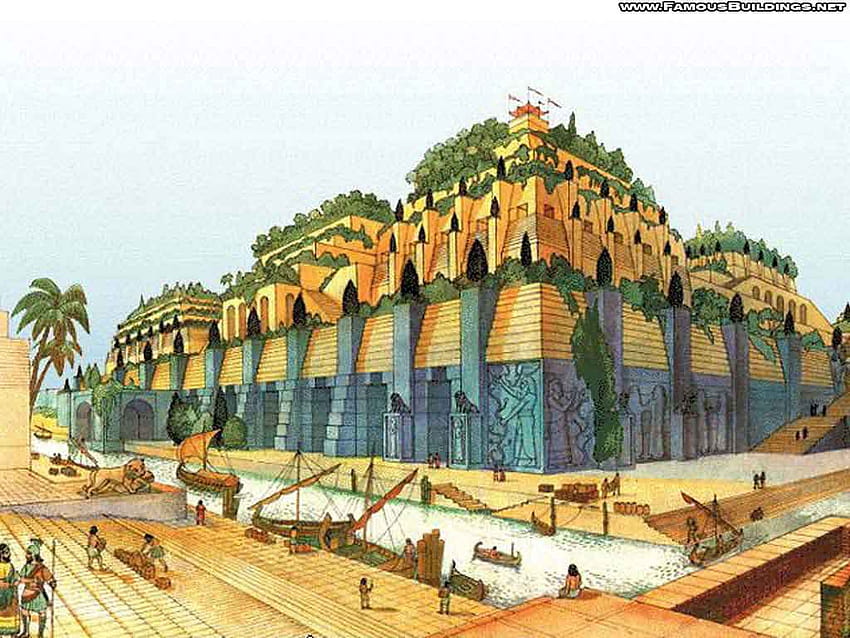 100 MC Project, the hanging gardens of babylon HD wallpaper | Pxfuel