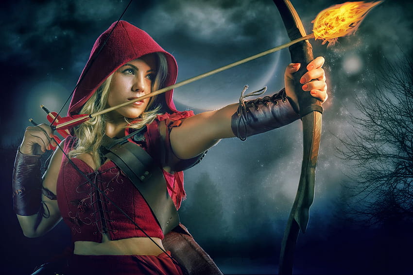 Android Bow And Arrow posted by Ryan Cunningham, female bow and arrow HD  wallpaper | Pxfuel