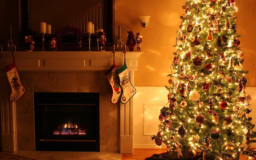 6 Christmas Fireplace HD wallpaper | Pxfuel