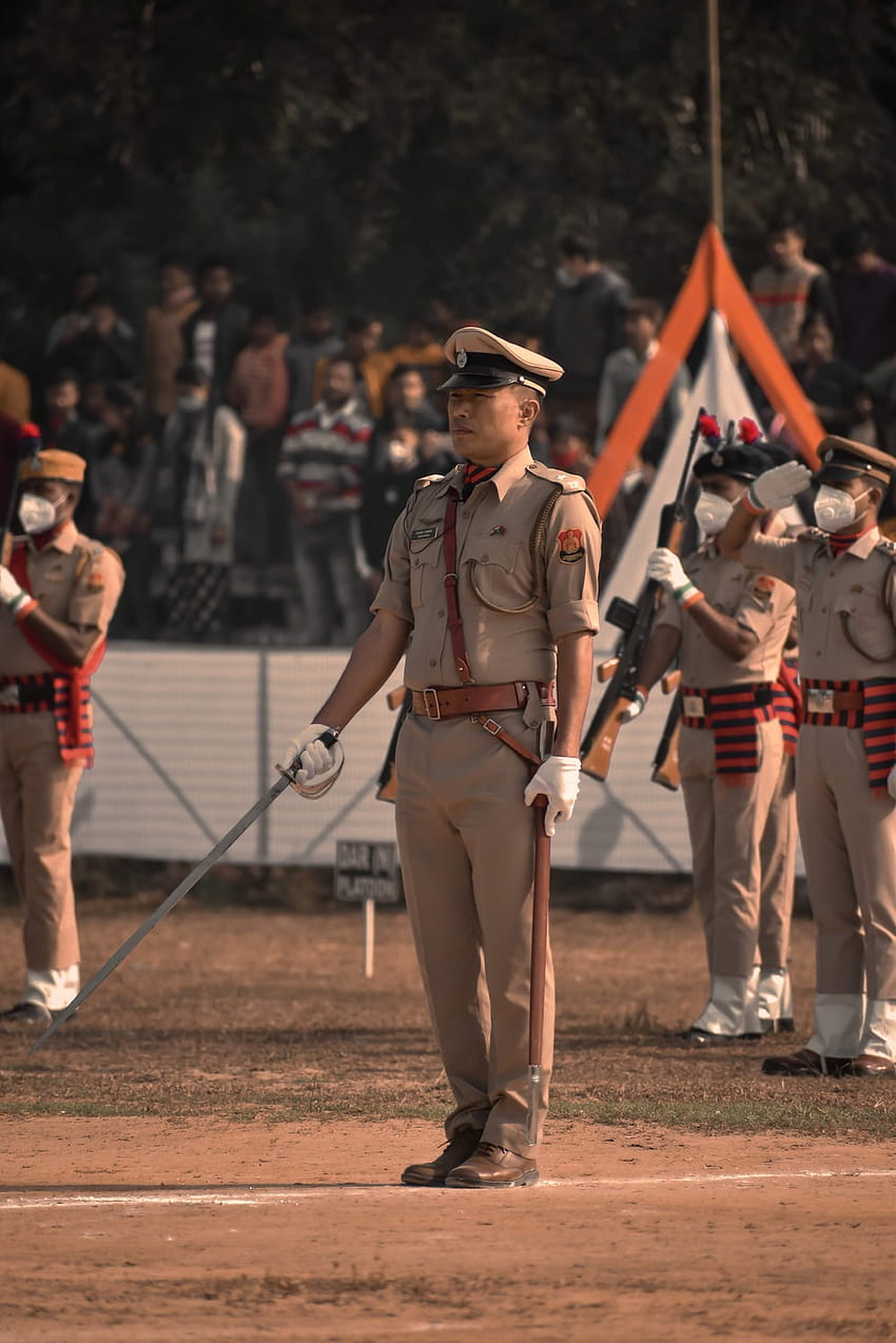 100 Indian Police, officier de police indien Fond d'écran de téléphone HD