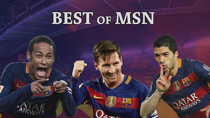 Lionel Messi, Luis Suarez and Neymar: Barcelona trio's best goals, trio msn HD wallpaper