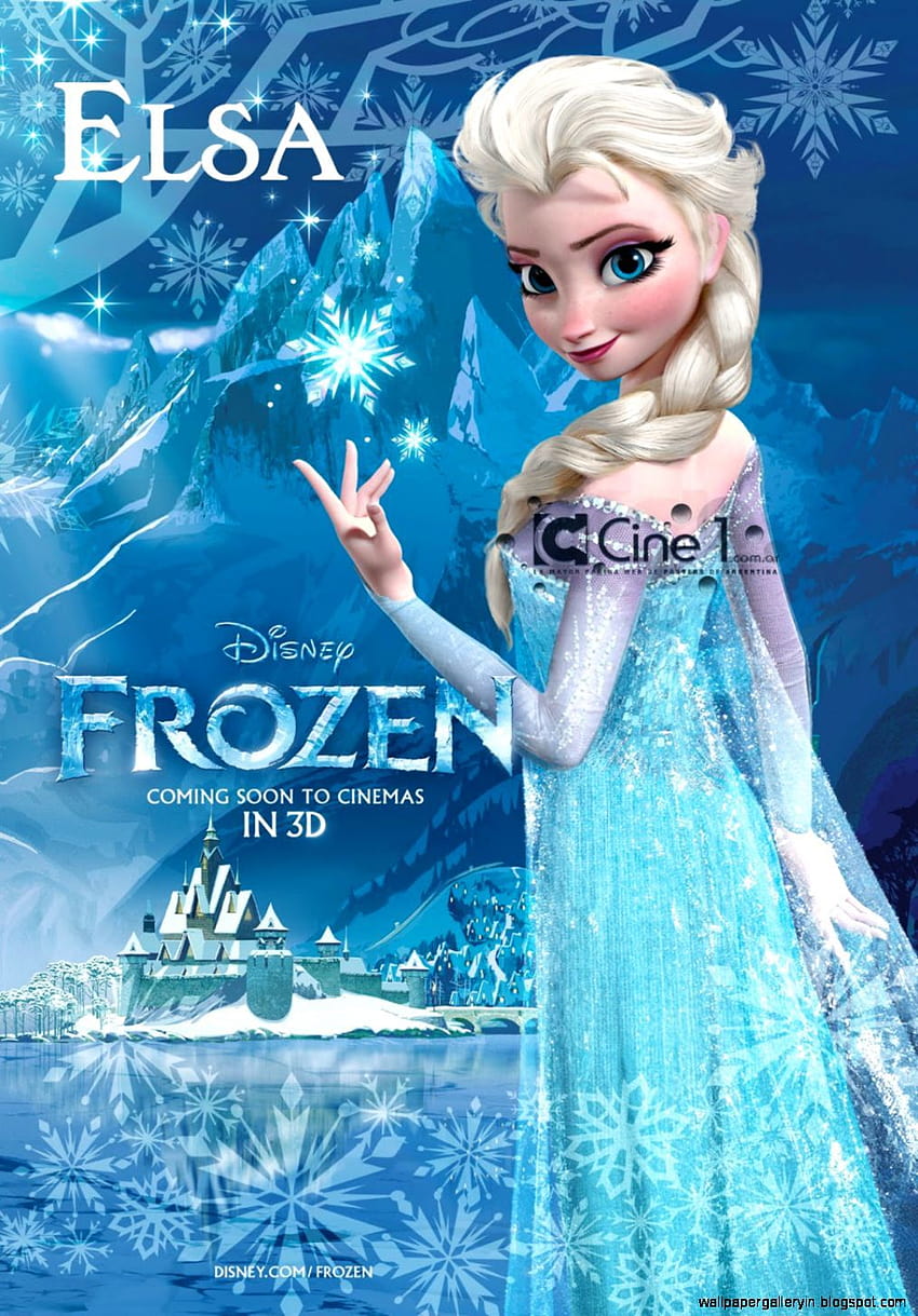 โปสเตอร์ Frozen เจ้าหญิงดิสนีย์ โทรศัพท์เจ้าหญิงดิสนีย์ วอลล์เปเปอร์โทรศัพท์ HD