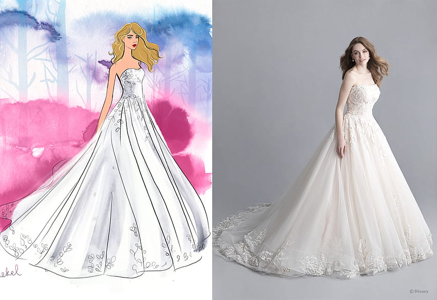 Disney princess wedding gowns at bridal boutiques near you HD wallpaper