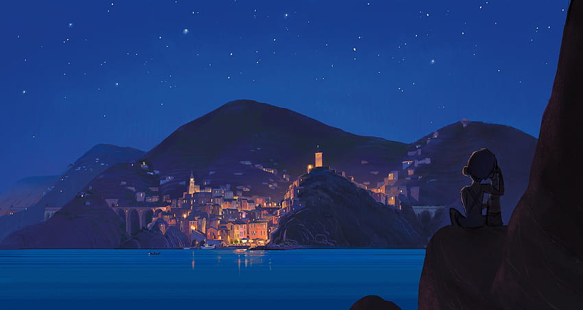 Konumda: Disney ve Pixar'ın 'Luca'sı İtalyan Rivierası'ndaki Noktaları Nasıl Canlandırdı, luca disney pixar HD duvar kağıdı