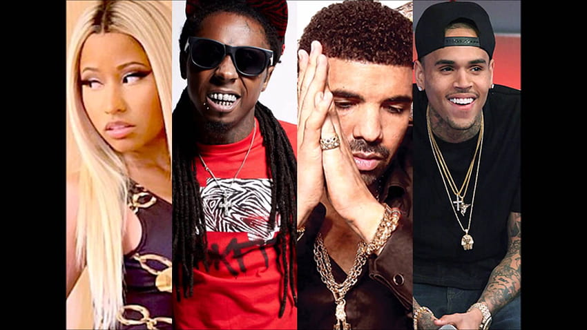 Nicki Minaj, Lil Wayne et Drake Fond d'écran HD