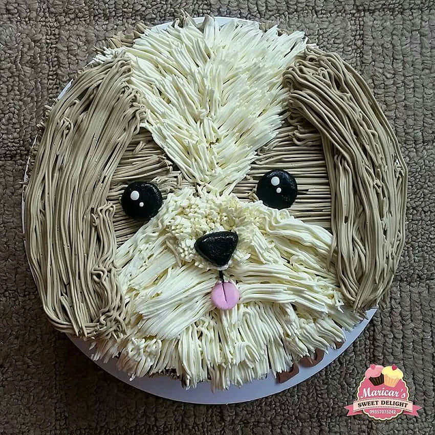 Portrait Cake for Pets | Small Round Cake with Dog Portrait - 4 inches –  Make and Bake for Pets