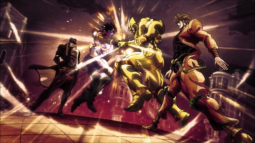 Schnellster Jojo gegen Dio, Jotaro und Dio HD-Hintergrundbild