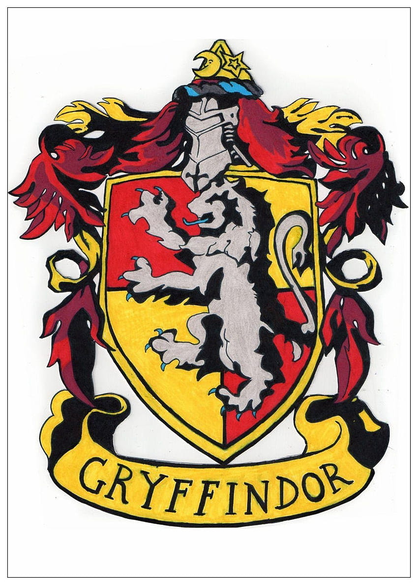 Harry Potter Wandaufkleber Gryffindor/Ravenclaw/Hufflepuff/Slytherin, los, los Gryffindor HD-Handy-Hintergrundbild