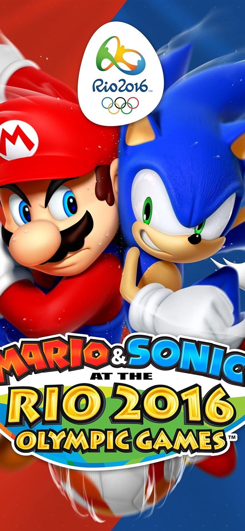 Mario and Sonic at the Rio 2016 Olympic Games 1080x1920 iPhone 8/7/6/6S Plus , background, sonic x iphone xr HD phone wallpaper