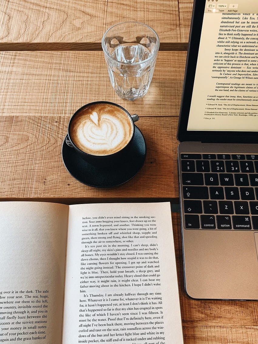 über kaffee in der studie von mitch, cafe study HD-Handy-Hintergrundbild