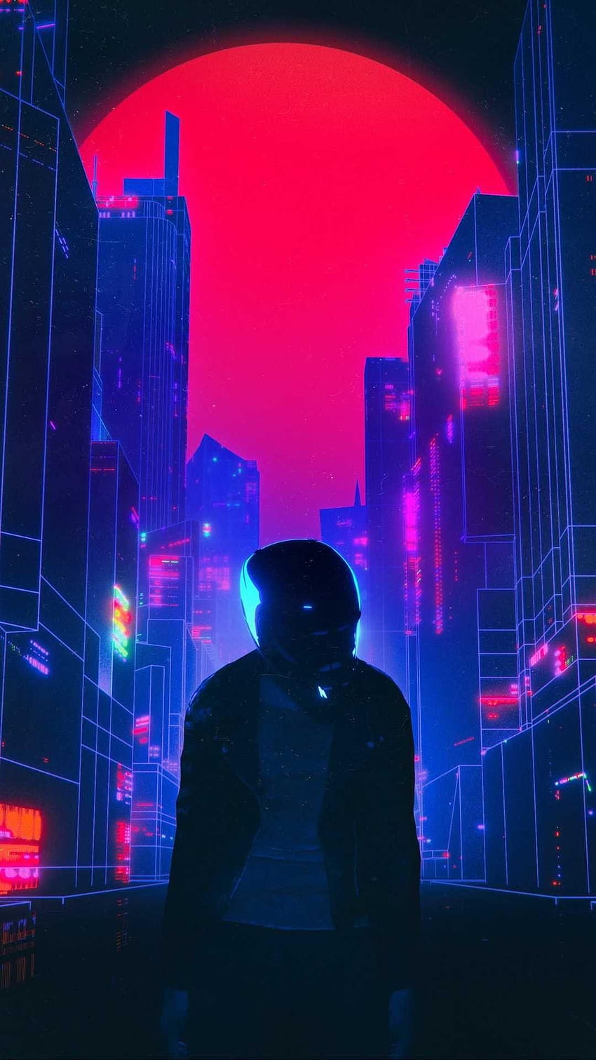 Cyberpunk City Abstract Wallpapers  Cool City Wallpaper iPhone