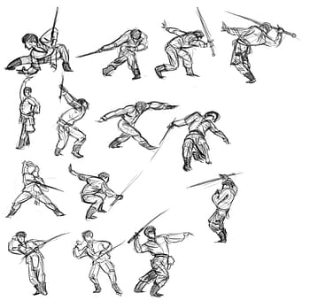 Details more than 149 dynamic fighting poses reference