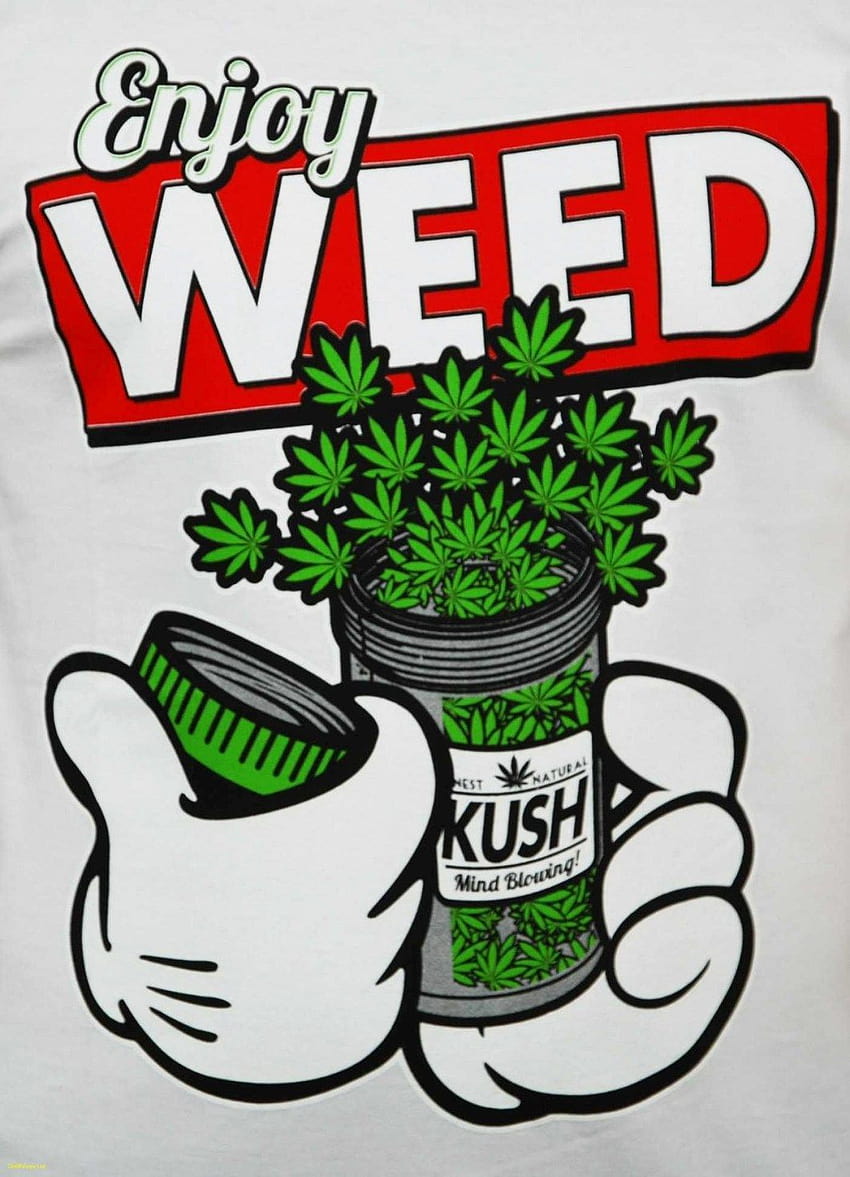 Cartoon Weed posted by Christopher Cunningham, weed cartoon HD phone  wallpaper | Pxfuel
