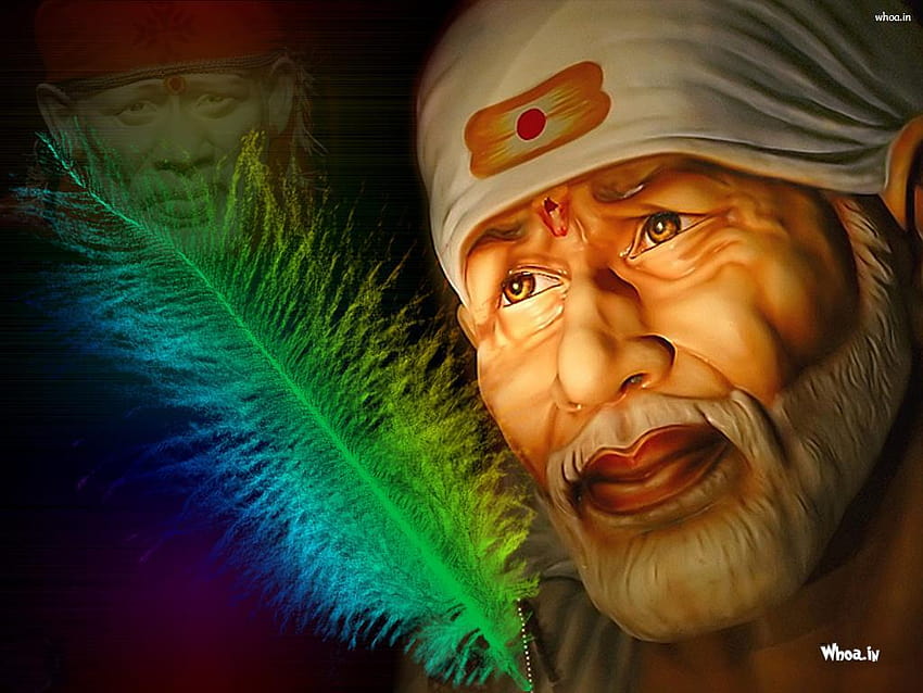 Sai Baba Face, sai baba HD wallpaper