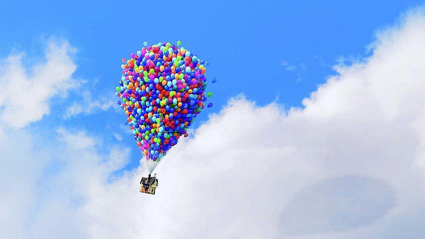 Pixar Cartoon Balloons Home, pixar up Wallpaper HD
