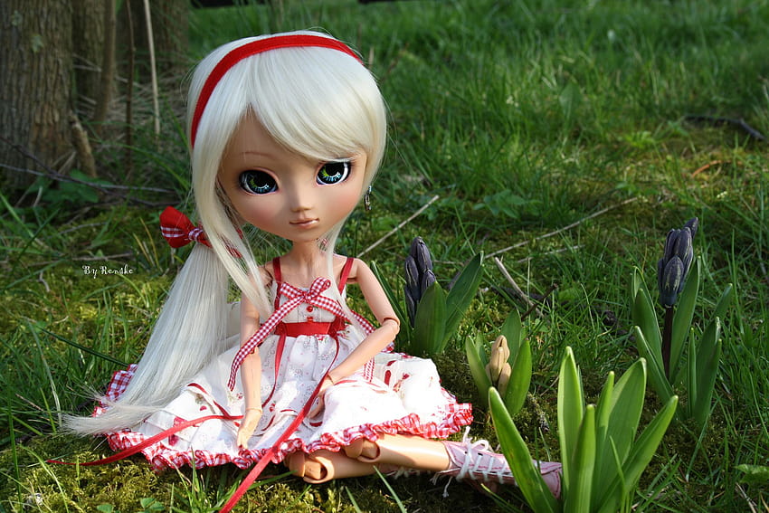 Doll Crocuses Spring Toy Dolls Toys Girl Girls Bokeh Mood Flowers And Mobile