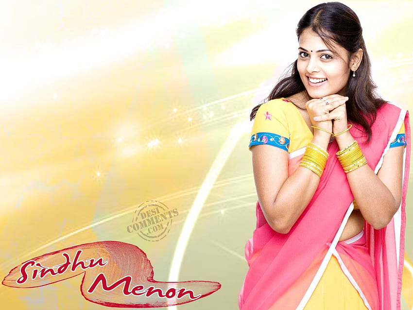 Die süße Schauspielerin Sindhu Menon HD-Hintergrundbild