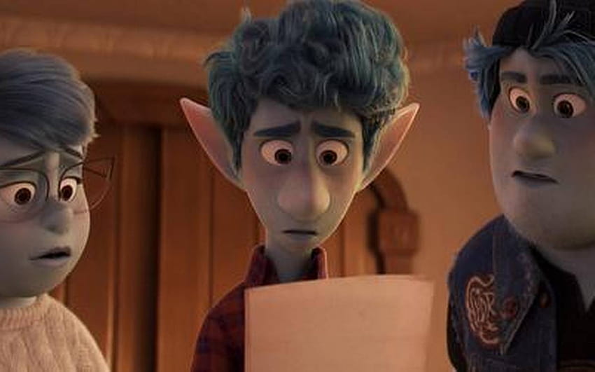 Reseña de la película Onward: los últimos defensores de Pixar para lo cotidiano, ian y barley lightfoot en adelante fondo de pantalla
