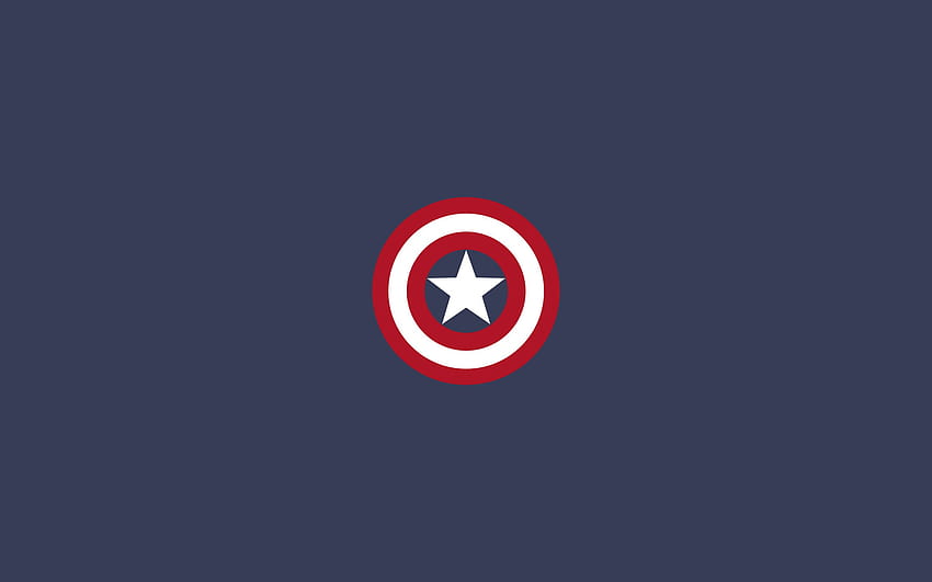 Captain America, pc marvel minimalist HD wallpaper