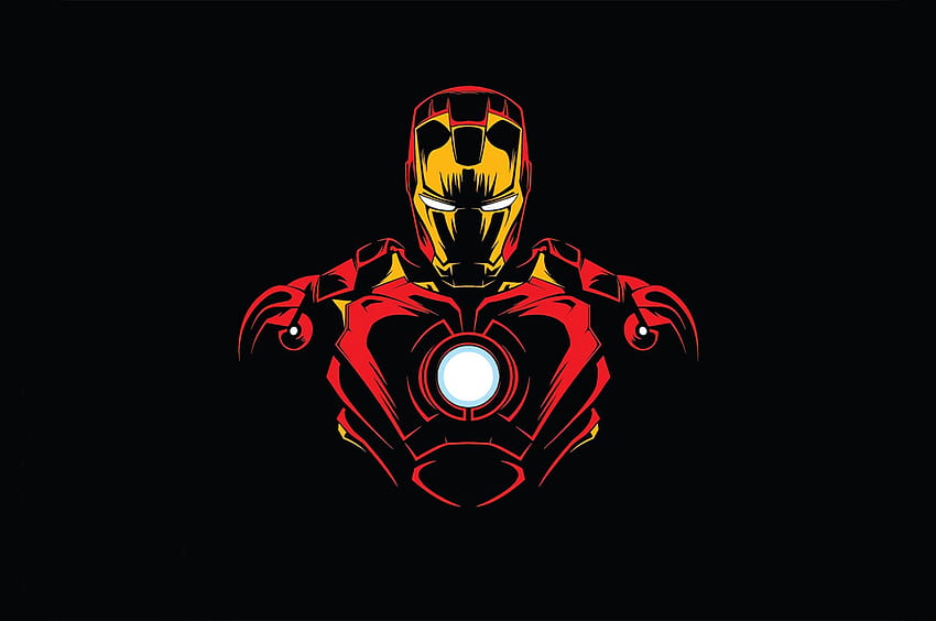 Iron Man Chromebook, retro Iron Man Tapeta HD