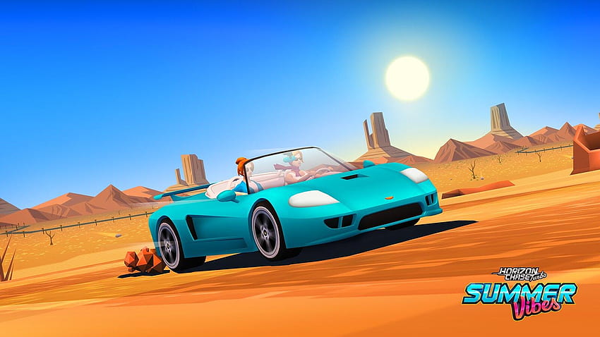Horizon Chase Turbo: Summer Vibes DLC Out Today – PlayStation.Blog, horizon chase turbo summer vibes HD wallpaper