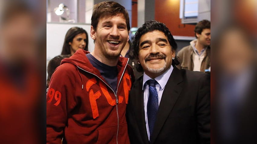 Lionel Messi Mourns Diego Maradona's Death, Says 'Will Keep All Beautiful Moments Lived With Him' HD wallpaper