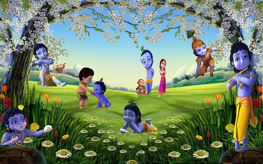 Disney Disney Cartoon Little Krishna [1600x1009] for your , Mobile & Tablet, lord krishna cartoon HD wallpaper