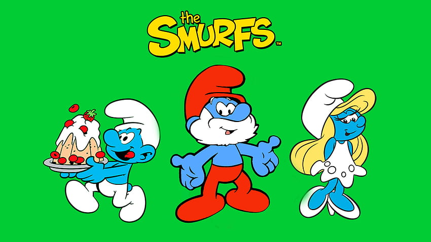 Smurfs Village Mobile Game Clumsy Smurf Papa Smurf And Smurfette Backgrounds 1920x1080 : 13 HD wallpaper