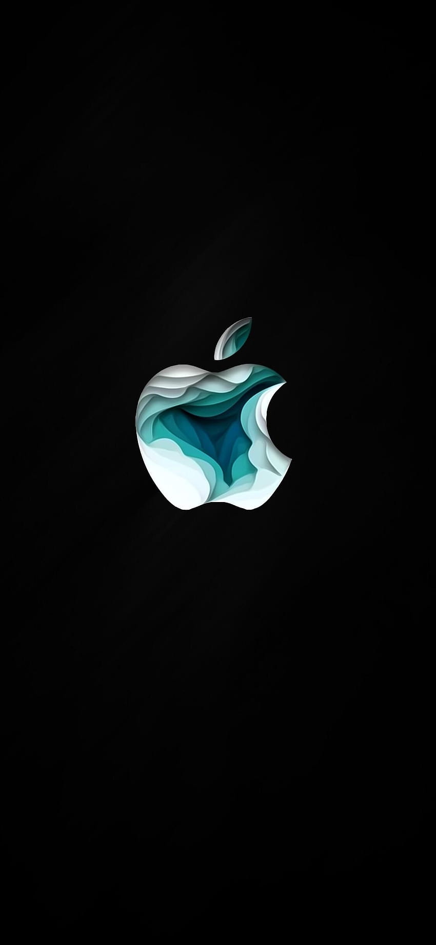 Logo czarnego jabłka wysłane przez Zoey Sellers, ciemne jabłko Tapeta na telefon HD