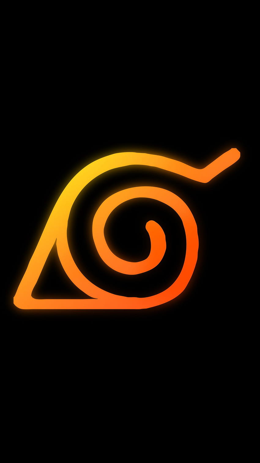 Naruto Logo Anime, naruto minimal neon HD phone wallpaper | Pxfuel