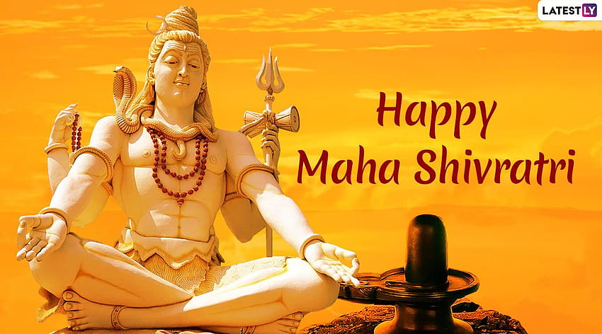 Mahashivratri 2020: Lord Shiva und zum Teilen des günstigen Festes, Maha Shivratri 2021 HD-Hintergrundbild