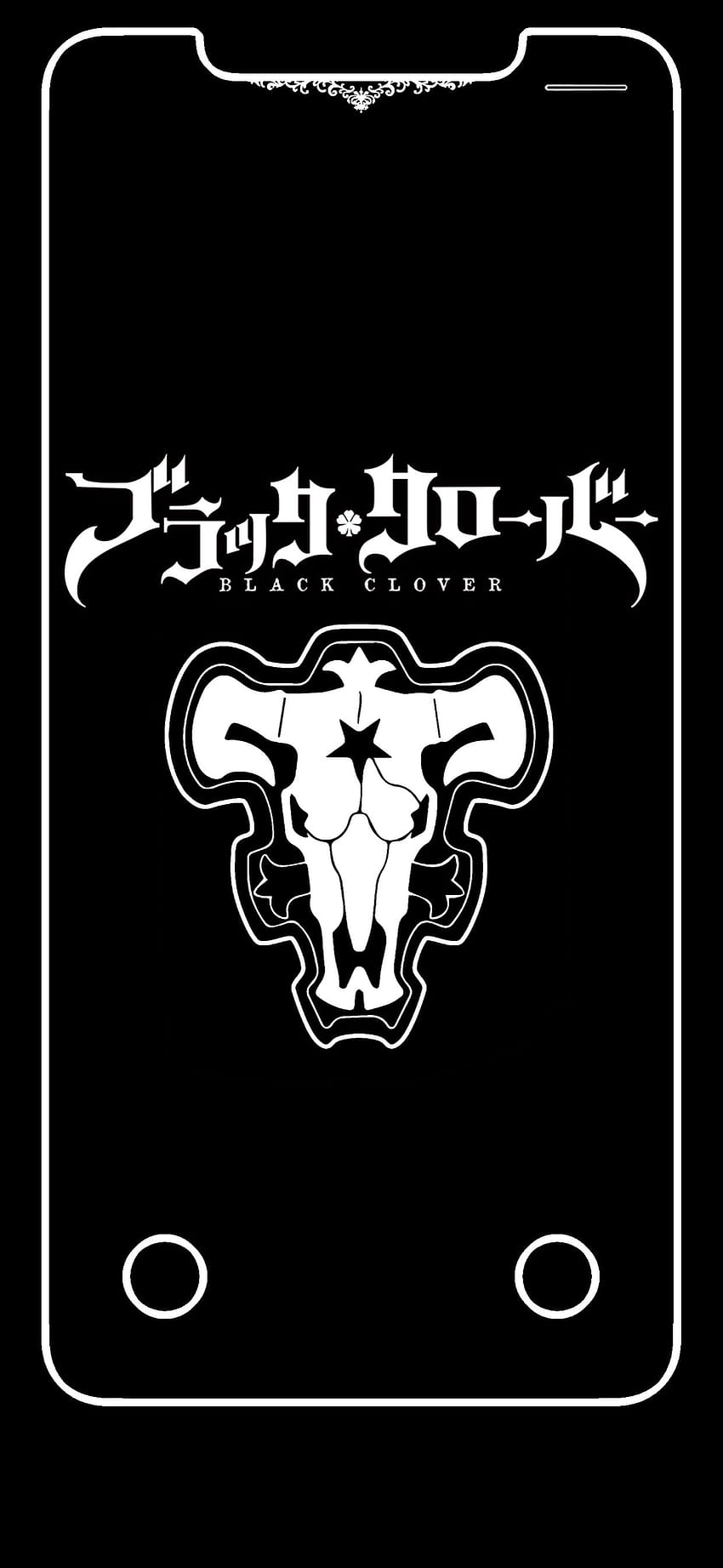 Black Bull Logo Schwarzklee, Schwarzklee schwarze Stiere HD-Handy-Hintergrundbild