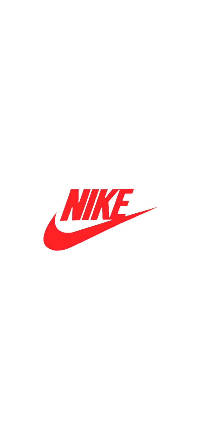 Nike-Logo rotes iPhone, Nike Android HD-Handy-Hintergrundbild