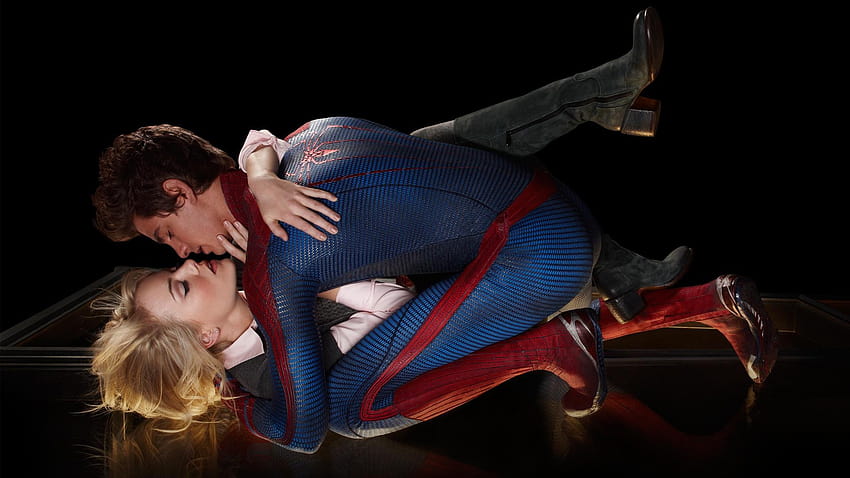 Amazing Spider Man Love Kiss in jpg format for, peter parker and mj HD wallpaper