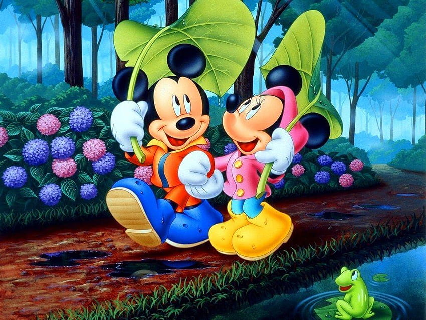 walt disney cartoon characters HD wallpaper