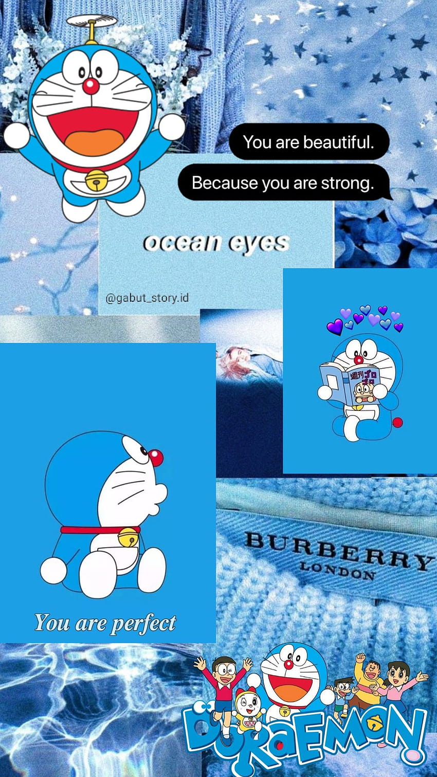 Doraemon Esthétique Tumblr Fond d'écran de téléphone HD