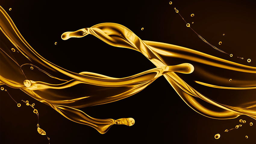 HP Spectre Liquid Gold, hp iri Wallpaper HD