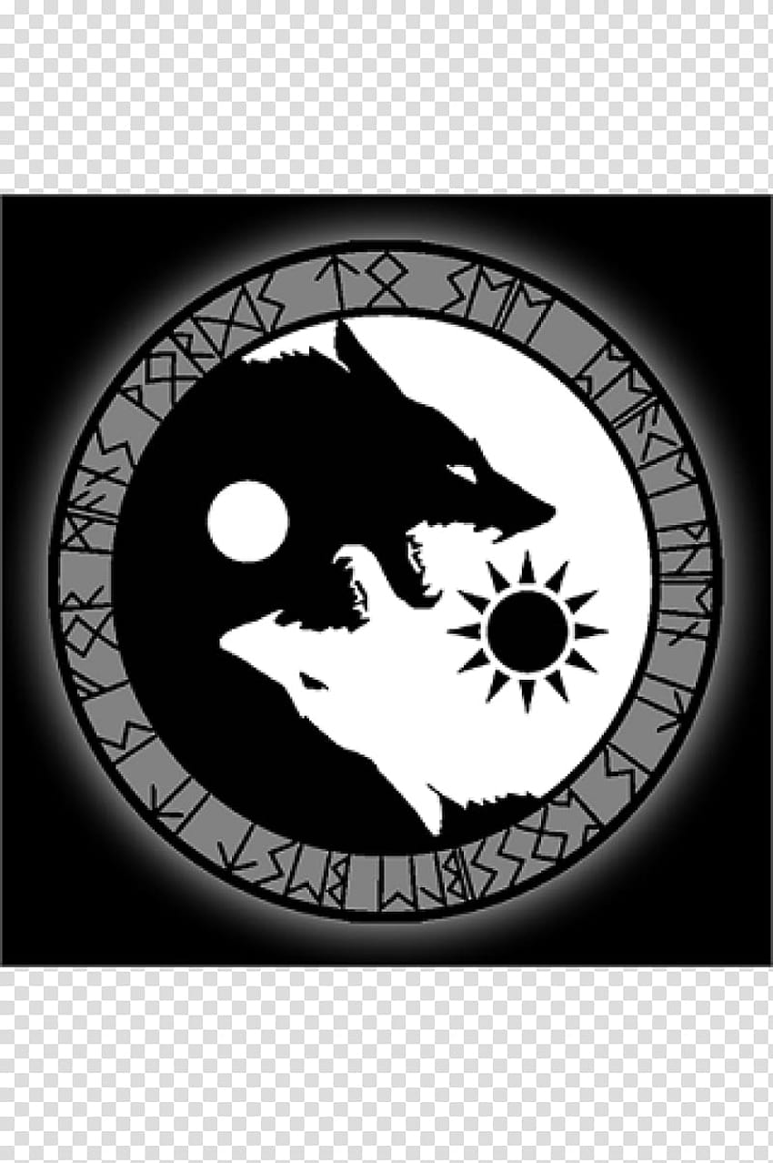 Odin Viking Age Grauer Wolf nordische Mythologie Runen, schottische, nordische Wikingersymbole HD-Handy-Hintergrundbild