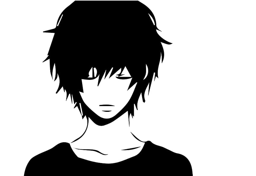 Sad Anime Faces, face anime boy HD wallpaper | Pxfuel