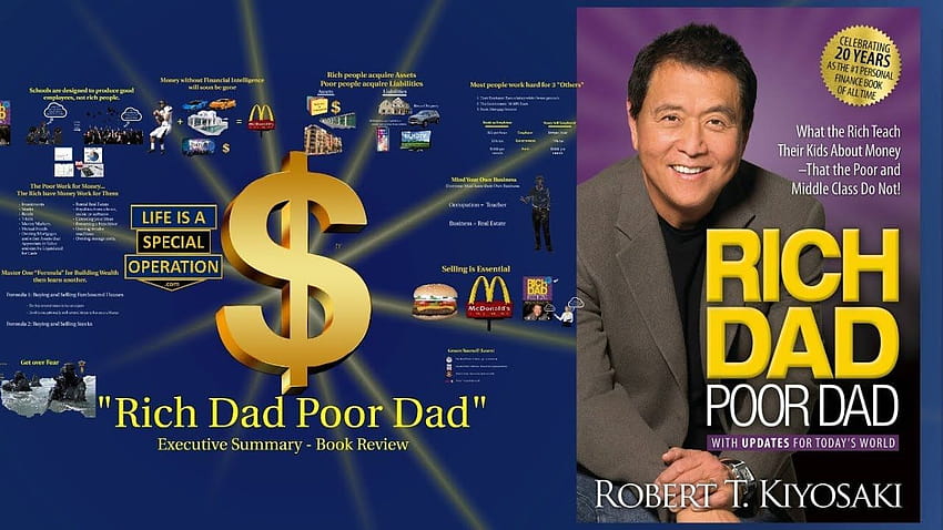 Jak zostać bogatym, bogaty ojciec, biedny ojciec Tapeta HD