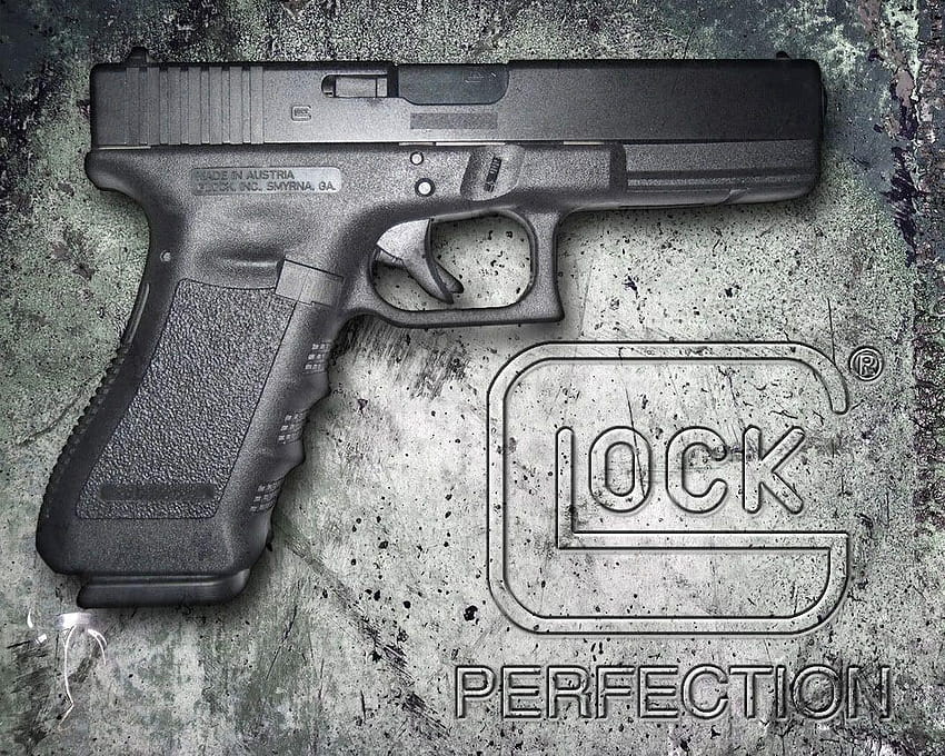 Glock-Pistole und Hintergründe, Glokk Nine HD-Hintergrundbild