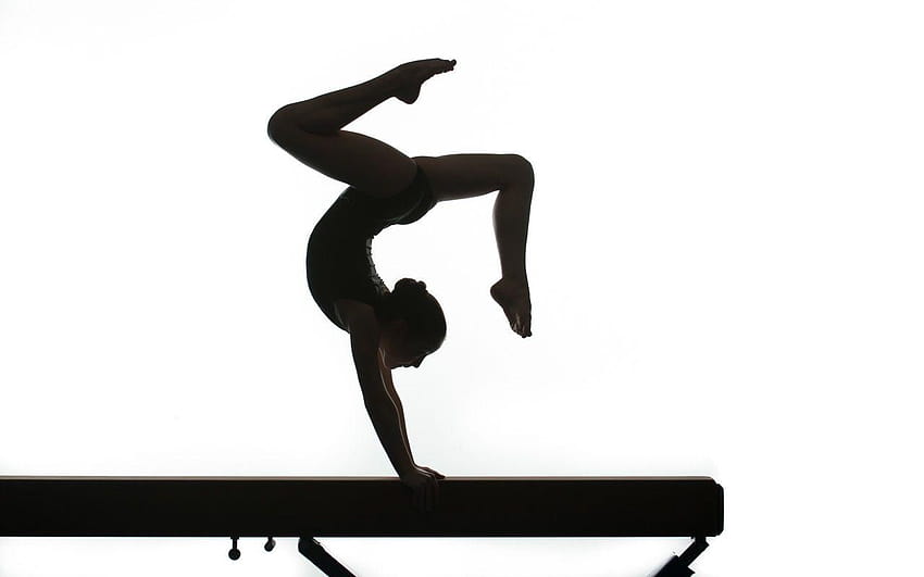 Gymnastics Clipart Silhouette Handstand HD wallpaper
