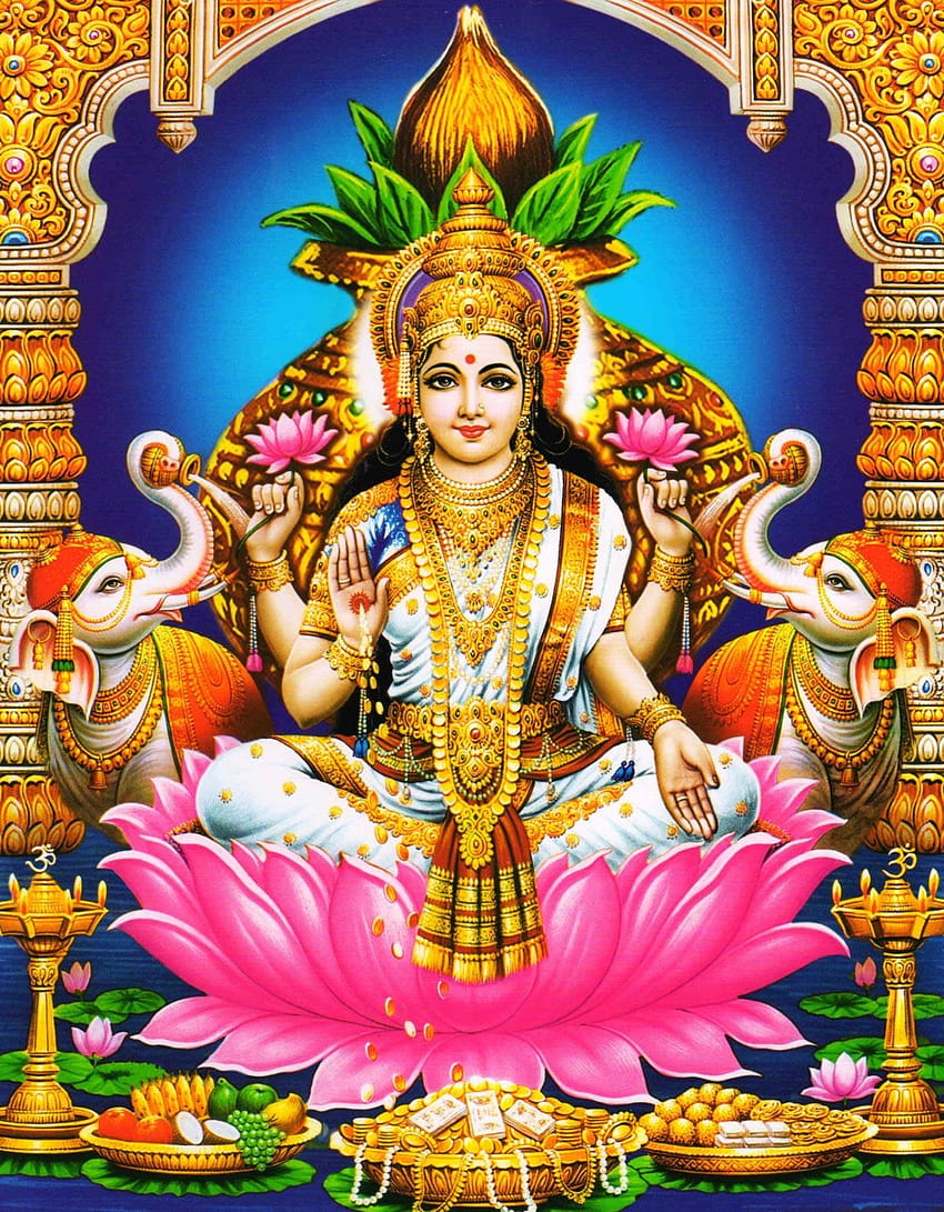 Les 5 meilleures déesses Lakshmi sur la hanche, dieu laxmi Fond d'écran de téléphone HD