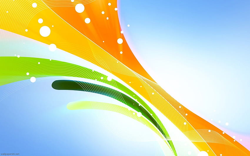 abstract lines green orange yellow PowerPoint background. Available in 1920x1200, this PowerPoint template is fre…, orange and green HD wallpaper
